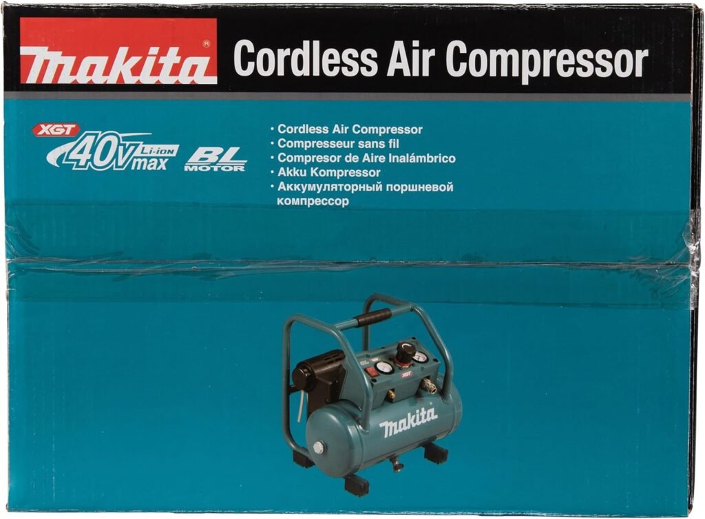 Makita AC001GZ 40V Max Li-ion XGT Brushless Air Compressor &ndash; Batteries and Charger Not Included