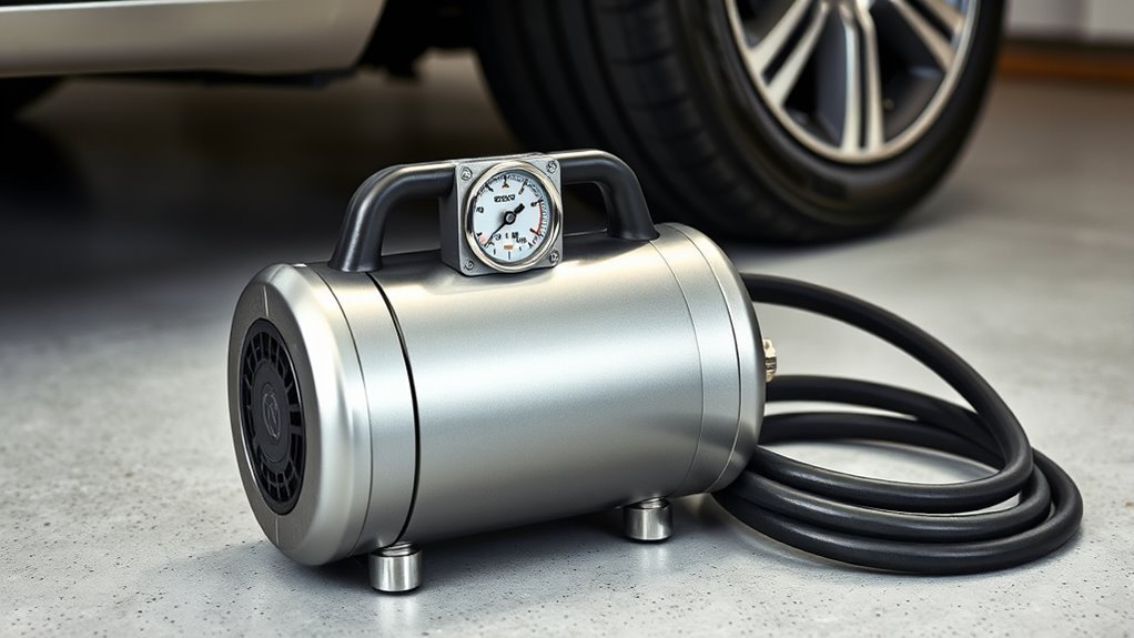 portable efficient quiet compressor
