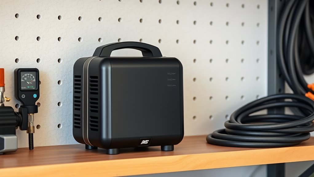 quiet portable efficient compressor