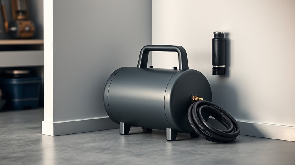 quiet portable efficient compressor